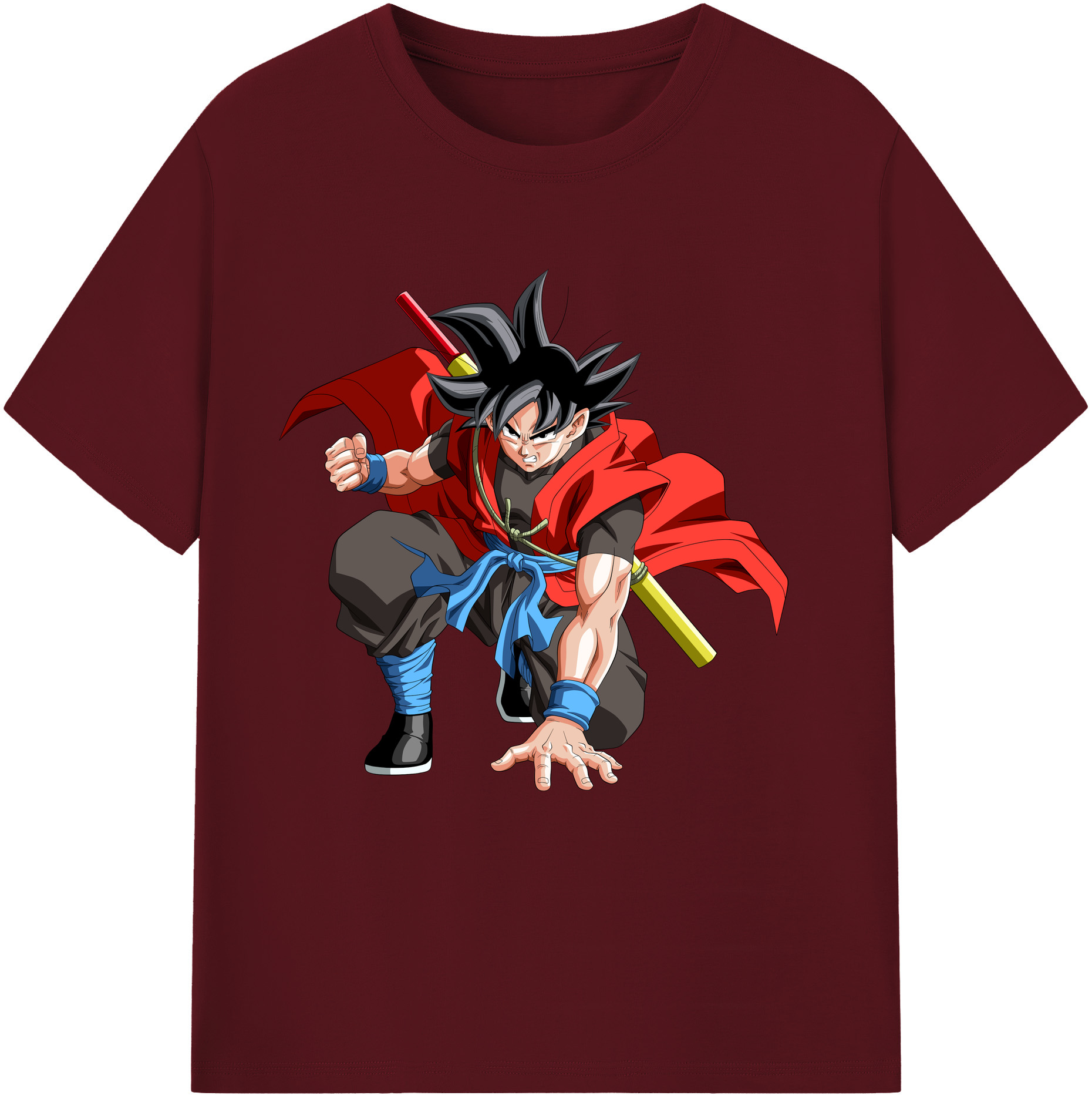 （画像用） ドラゴンボール 孫悟空（そん ごくう）Son Goku カカロット DRAGON BALL Kakarotto 綿100％半袖Tシャツ（フロントプリント）